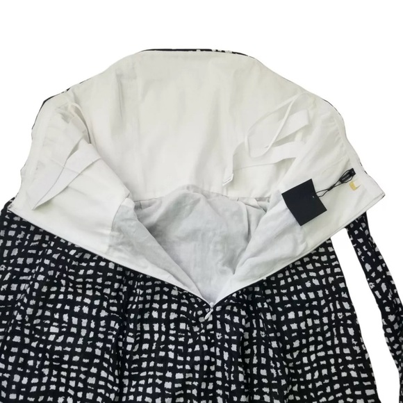 4.Collective Barcelona Dress, Black Checkered,Sleeveless Midi Dress Size 10 NWT - Picture 8 of 10